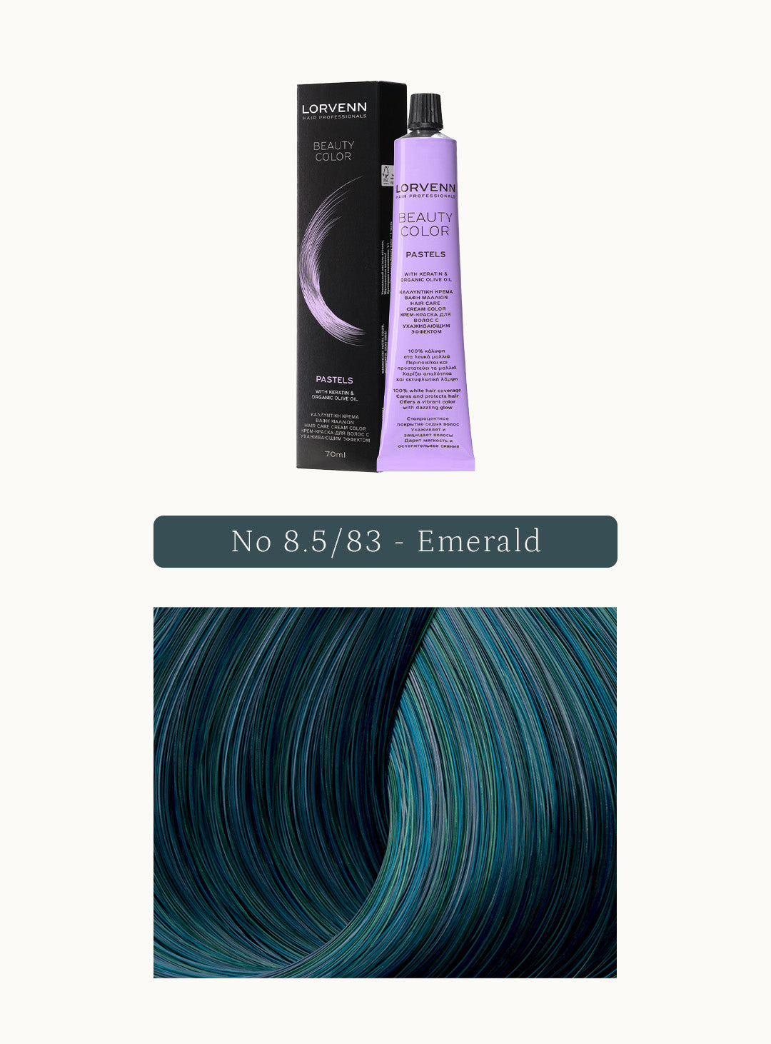 Професионална крем боя за коса Beauty Color Pastels
