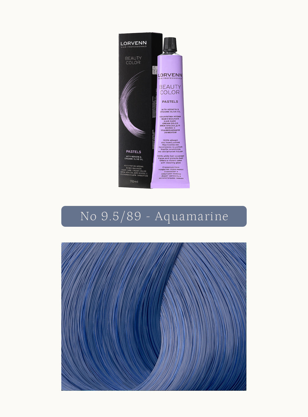 Професионална крем боя за коса Beauty Color Pastels