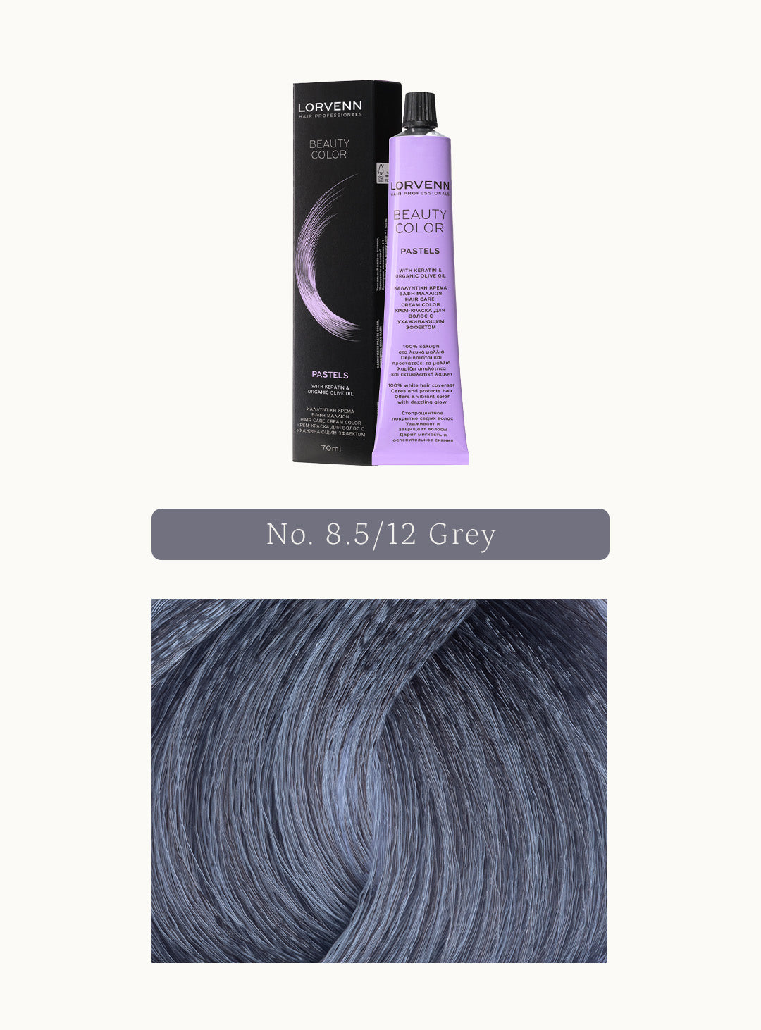 Професионална крем боя за коса Beauty Color Pastels