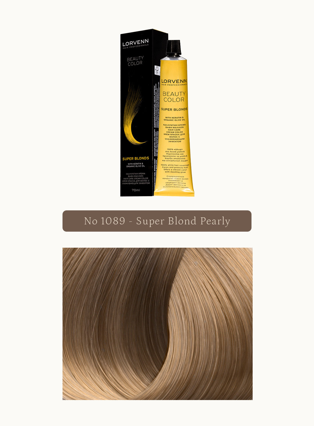 Професионална крем боя за коса Beauty Color Super Blonds