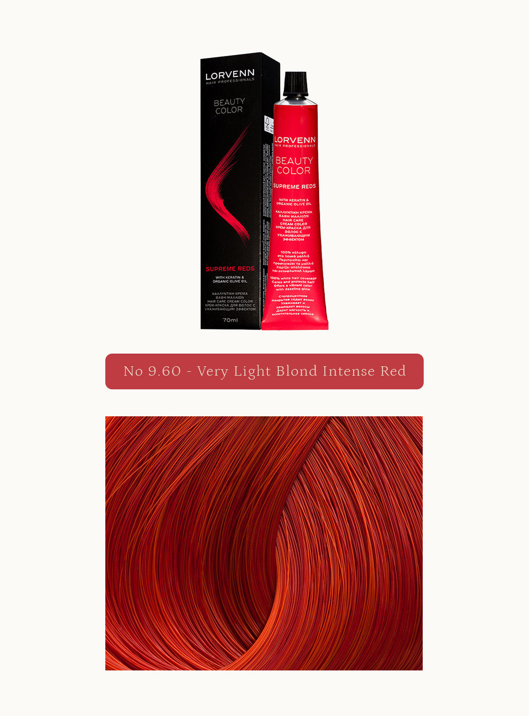 Професионална крем боя за коса Beauty Color Supreme Reds