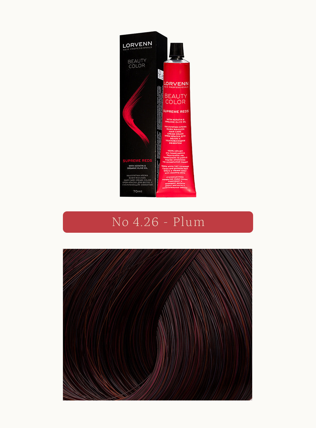 Професионална крем боя за коса Beauty Color Supreme Reds