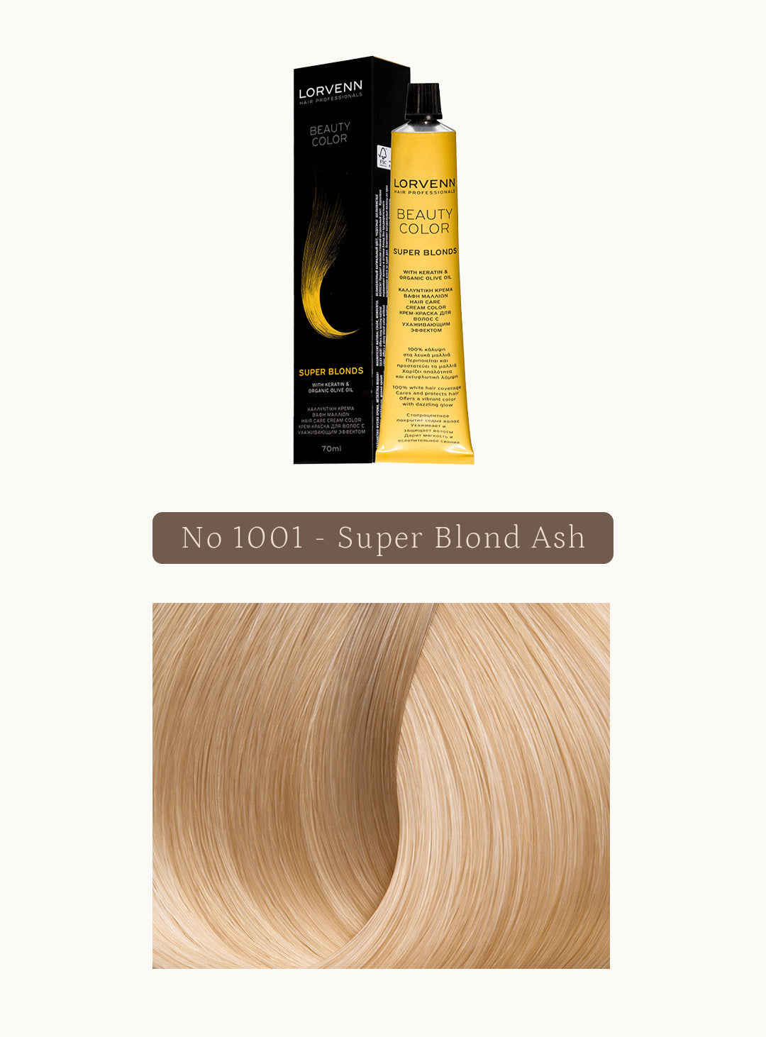 Професионална крем боя за коса Beauty Color Super Blonds