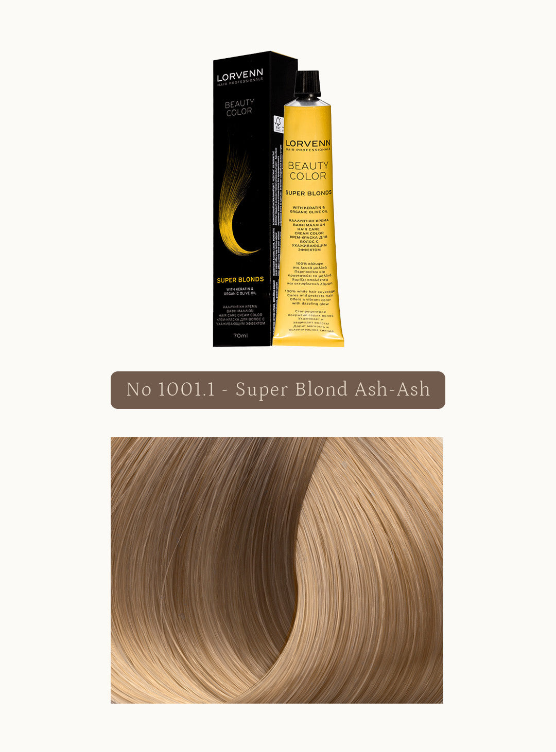 Професионална крем боя за коса Beauty Color Super Blonds