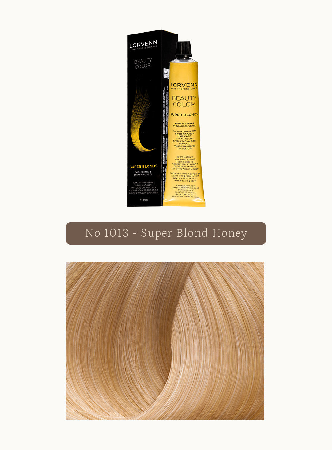 Професионална крем боя за коса Beauty Color Super Blonds