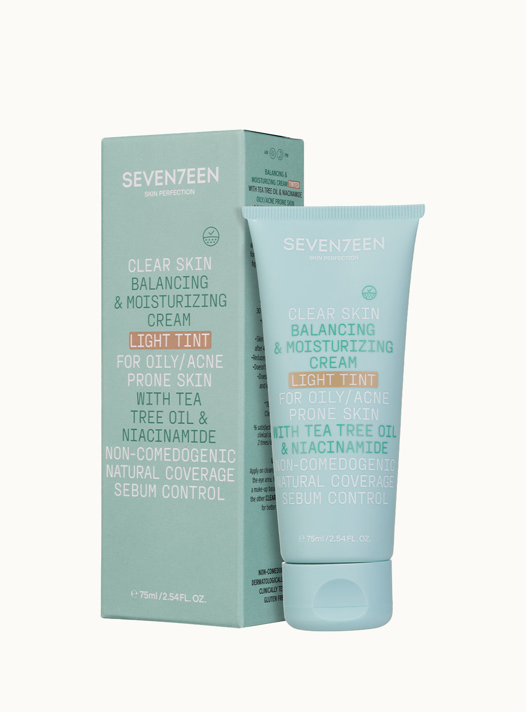 Тониран хидратиращ крем за лице за мазна Clear Skin Balancing & Moisturizing Cream