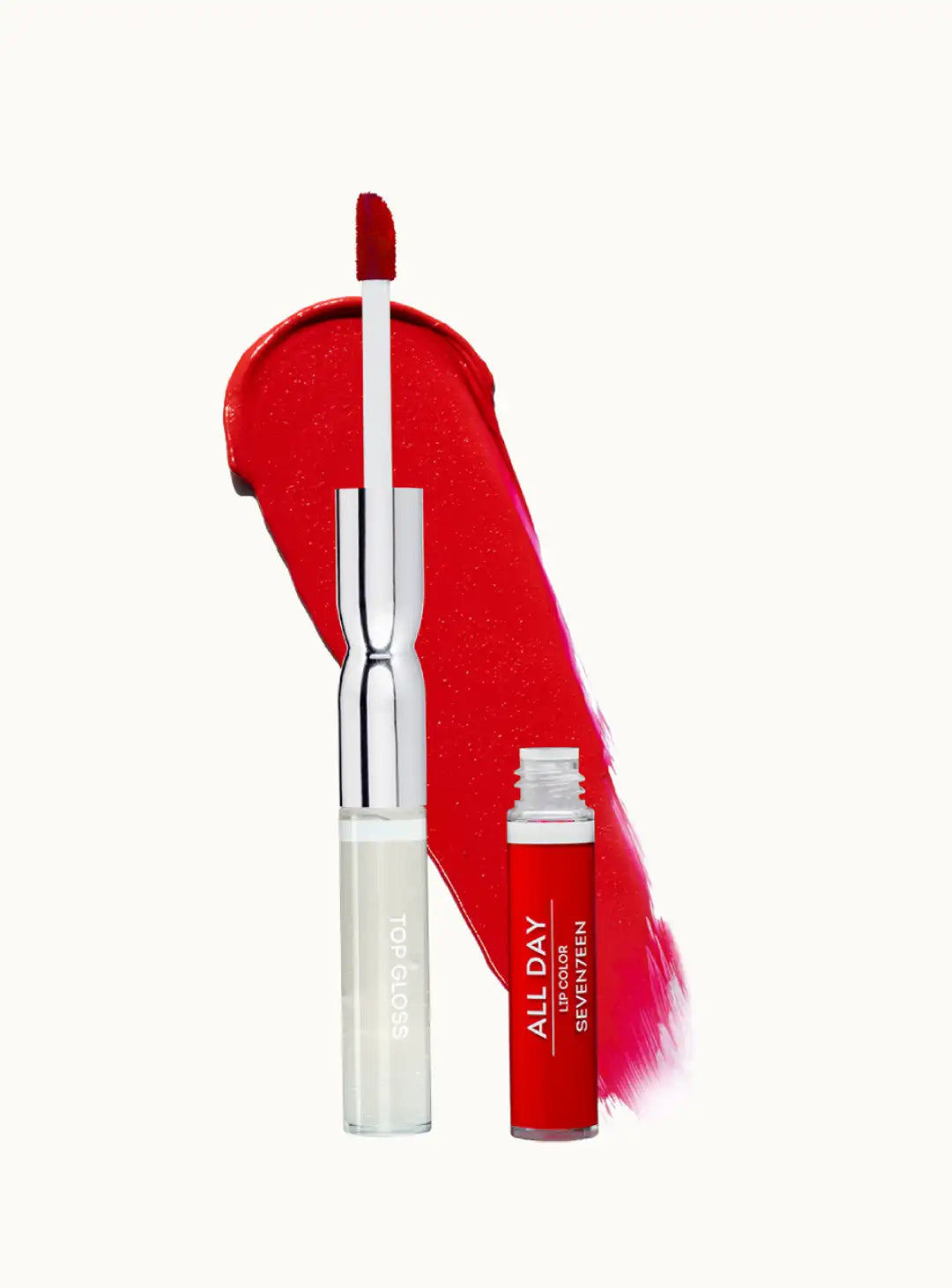 Дълготраен гланц за устни All Day Lip Color & Top Gloss
