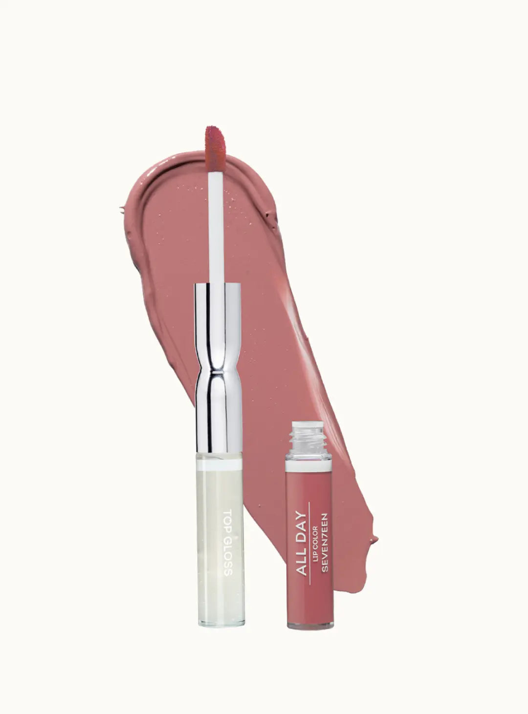 Дълготраен гланц за устни All Day Lip Color & Top Gloss