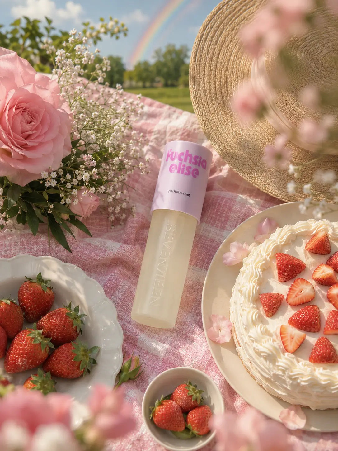 Парфюмен спрей за тяло и коса Fuchsia Elize Body Mist 100ML Seventeen