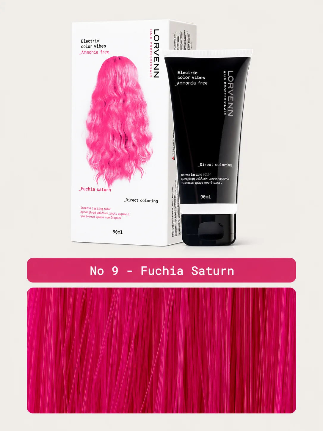 Полуперманентна боя за коса Electric Color Vibes