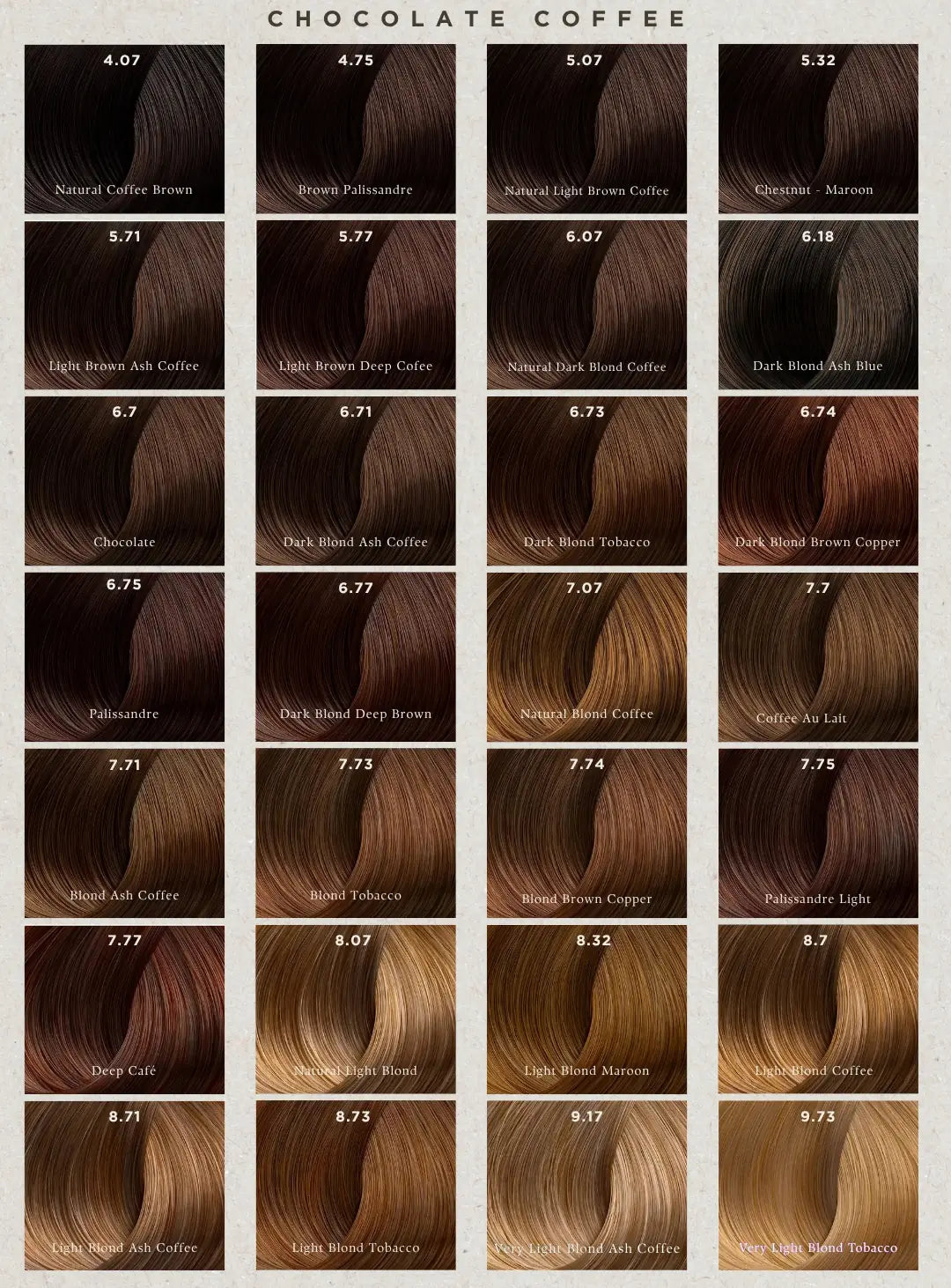 Професионална крем боя за коса Beauty Color Chocolate Coffee