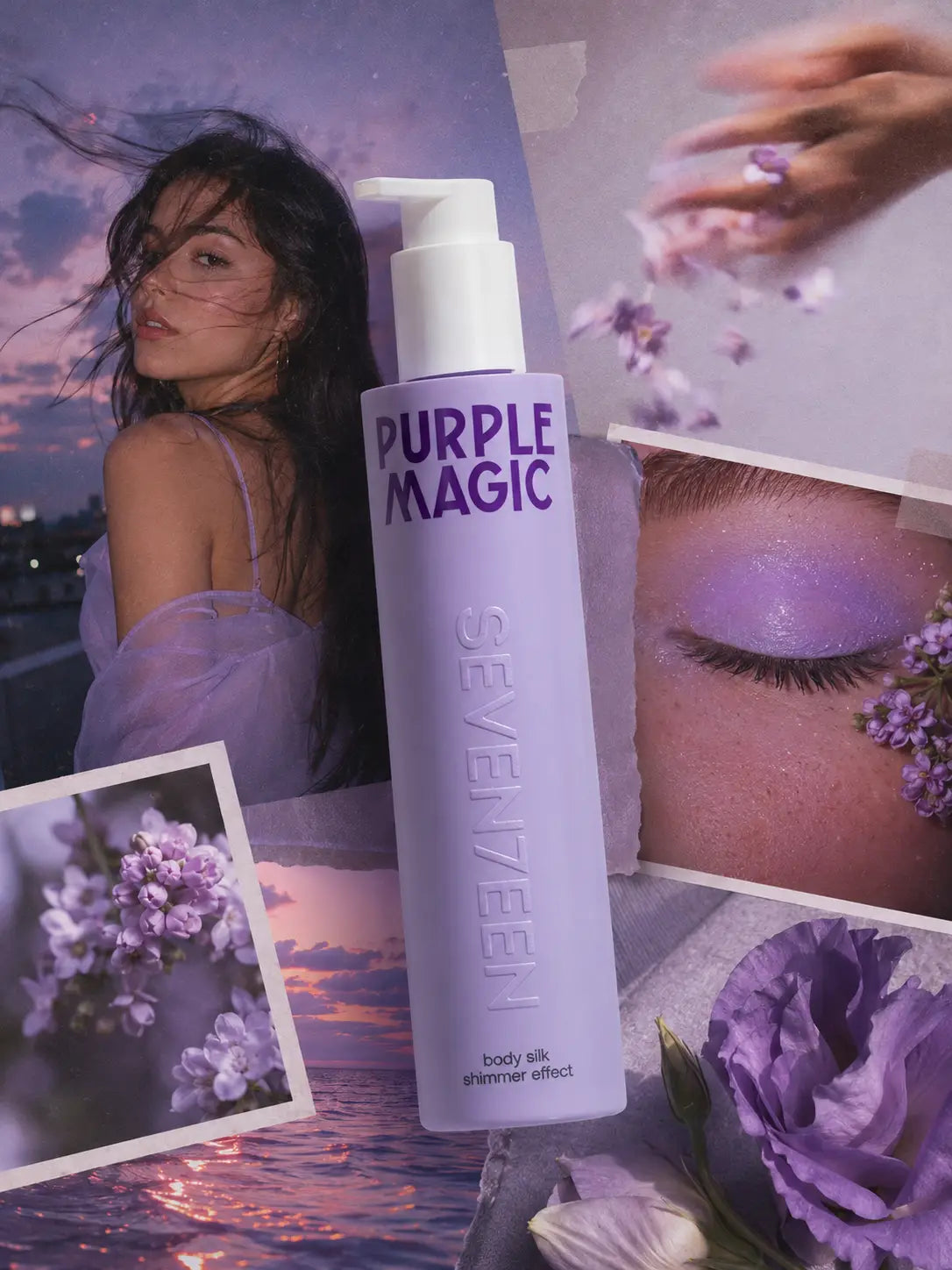 Лосион за тяло Purple Magic Body Silk 250ml Seventeen