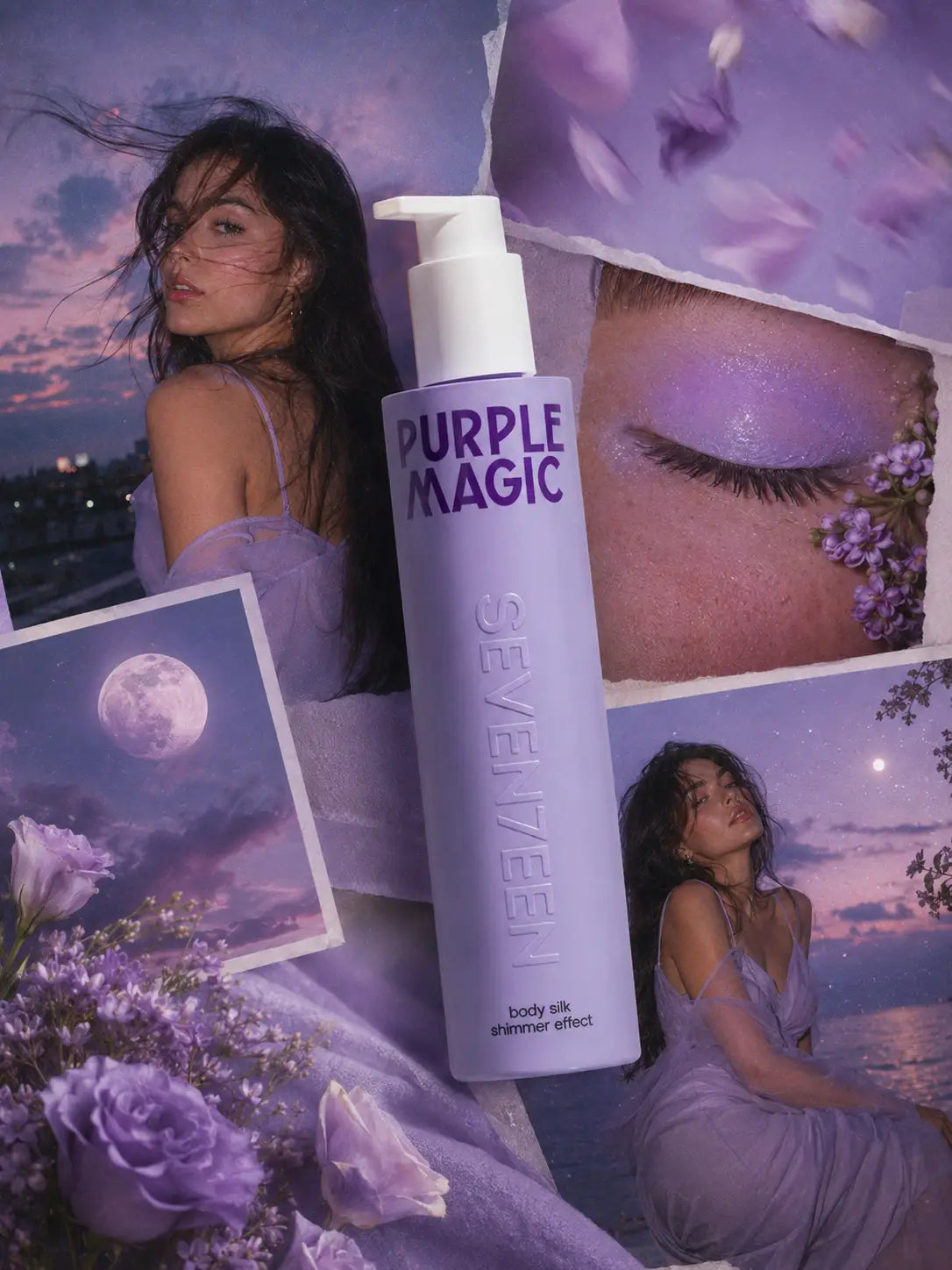Лосион за тяло Purple Magic Body Silk 250ml Seventeen