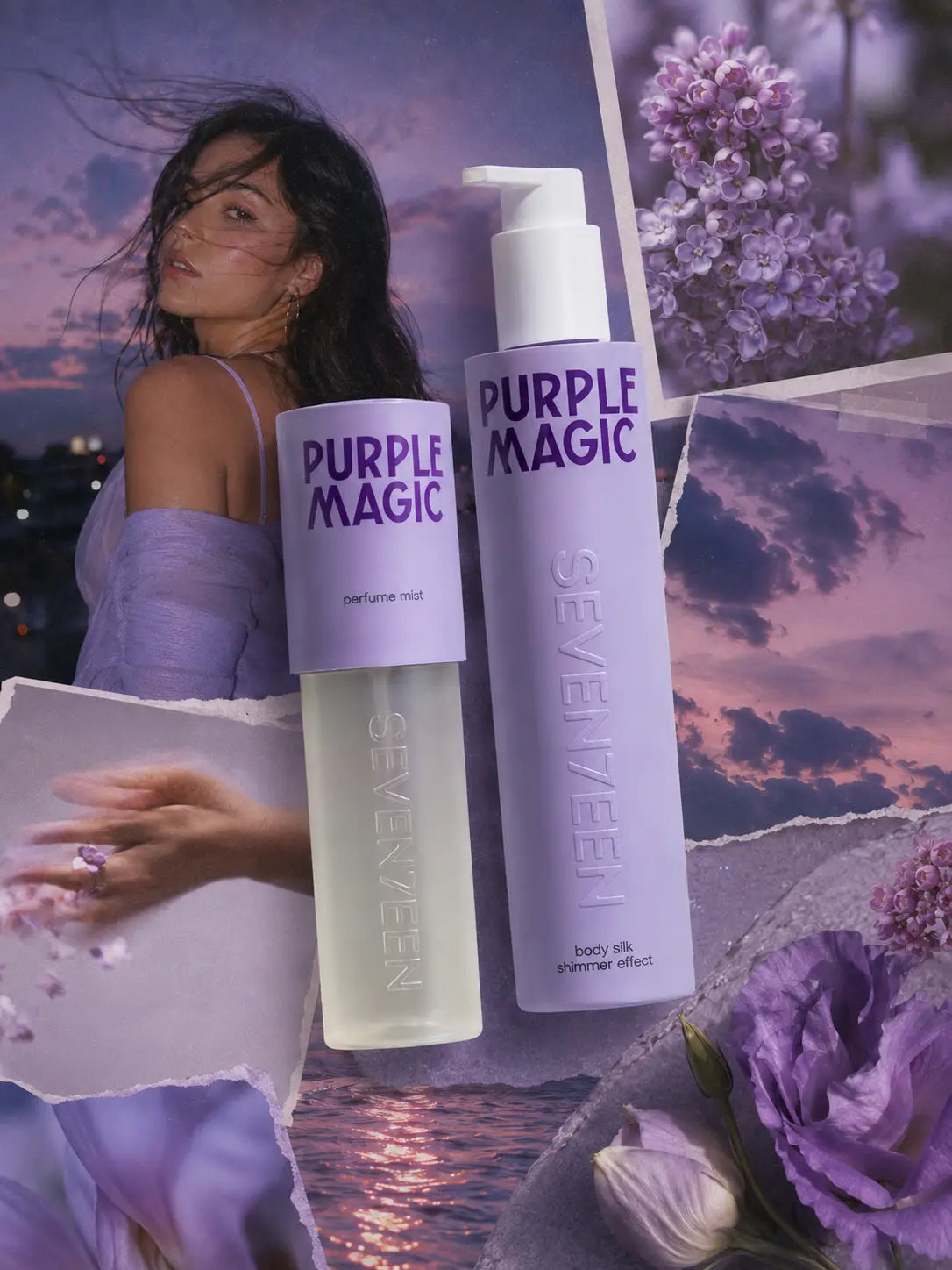 Лосион за тяло Purple Magic Body Silk 250ml Seventeen