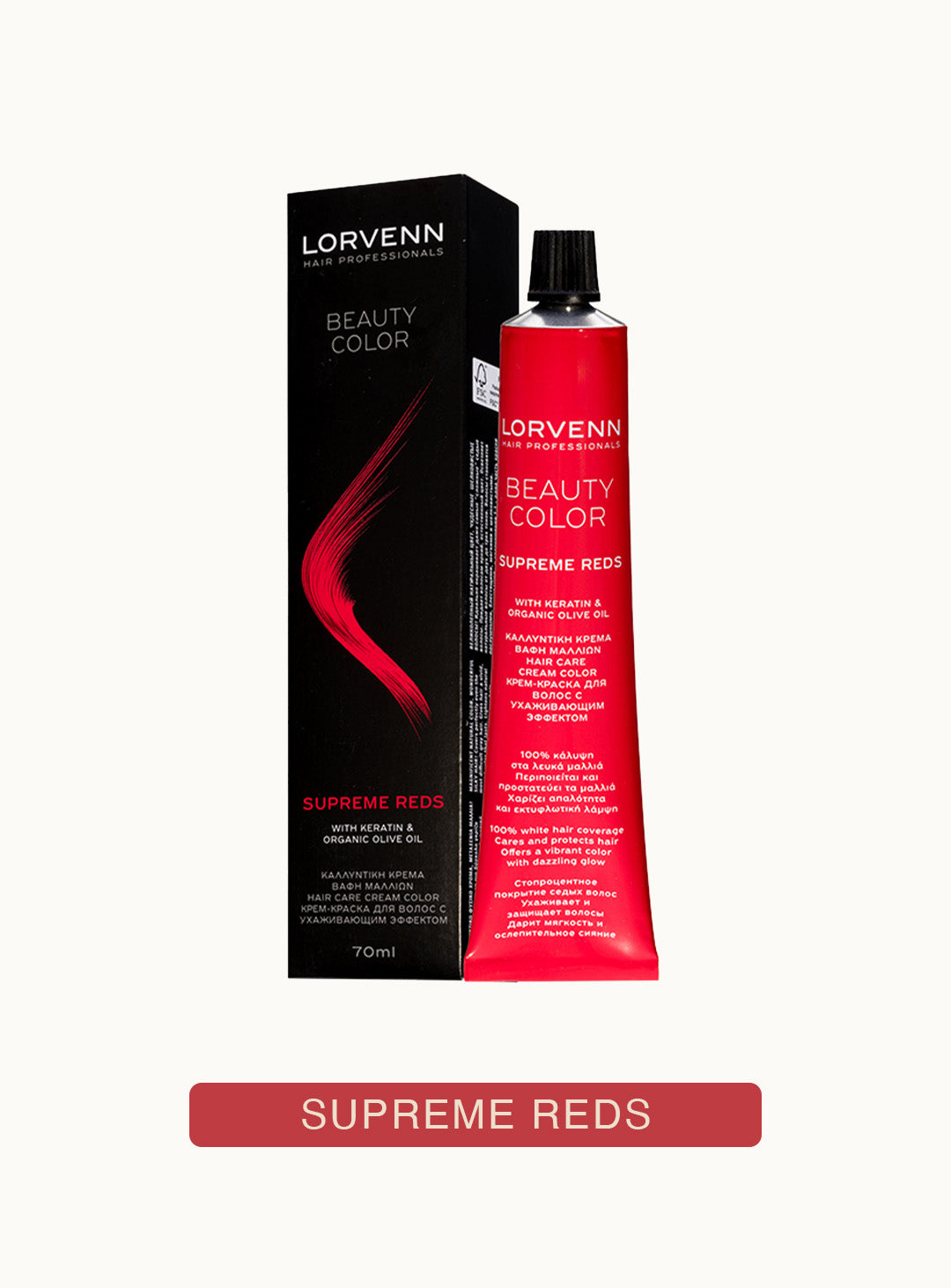 Професионална крем боя за коса Beauty Color Supreme Reds