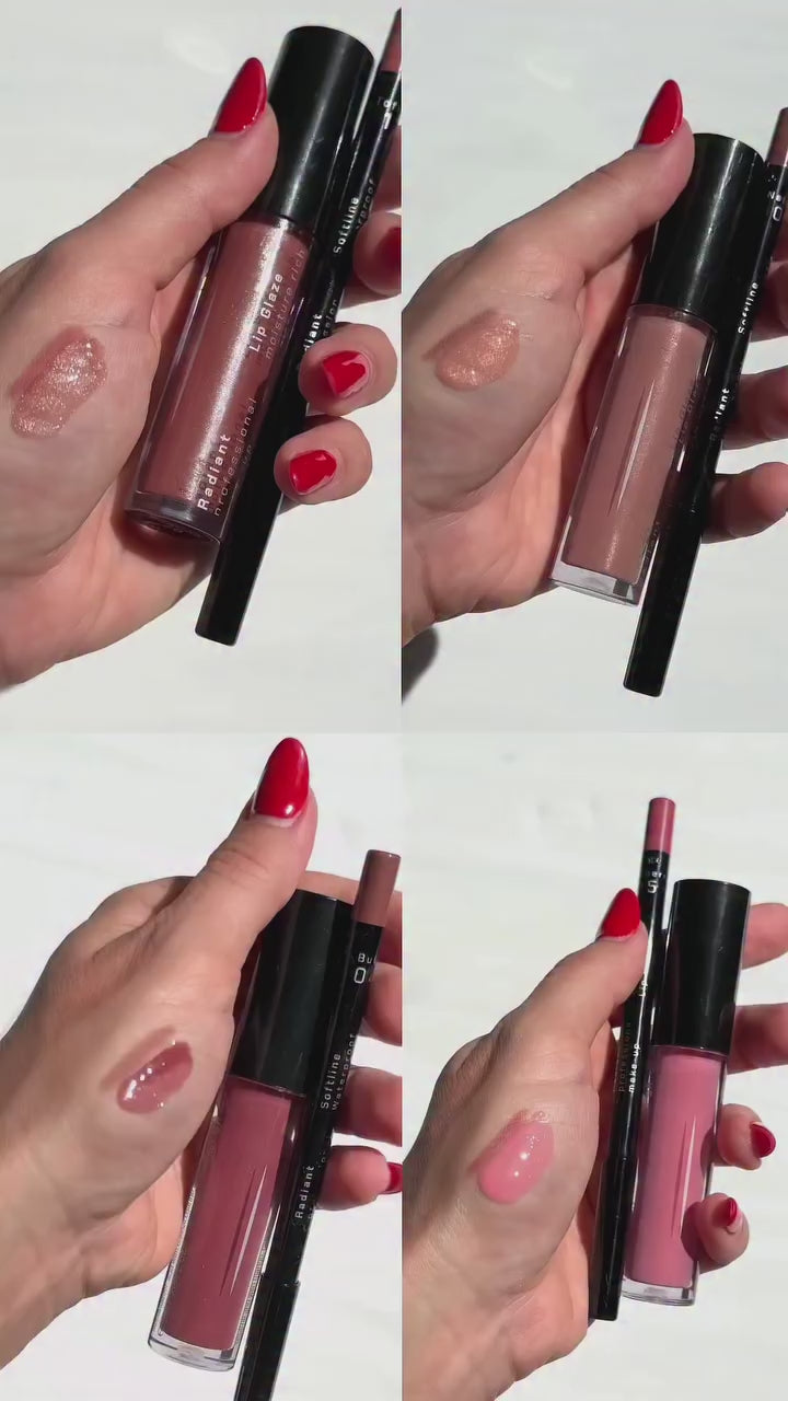 Зареждане на видео Хидратиращ гланц за устни Lip Glaze