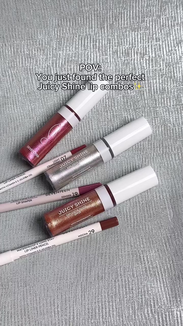 Зареждане на видео Гланц за устни Jucy Shine