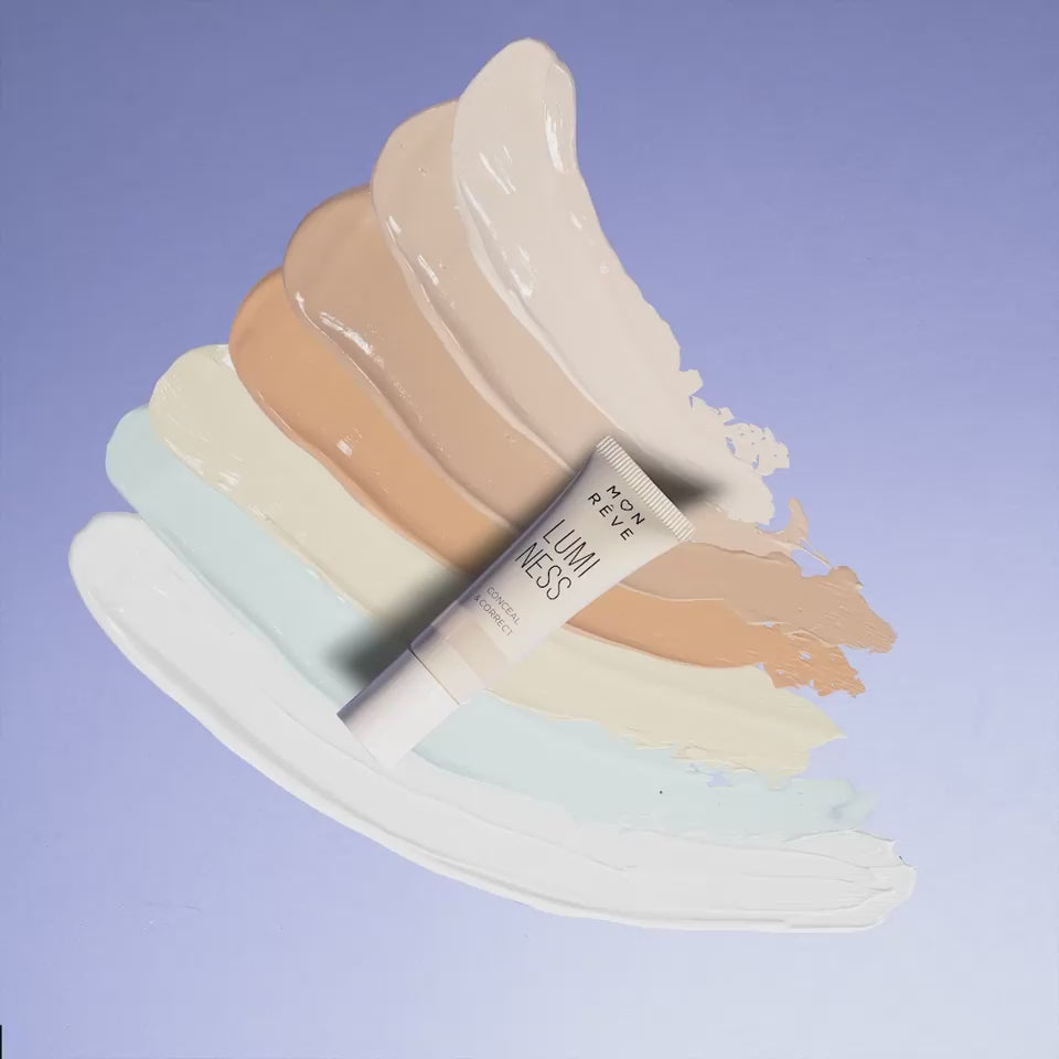 Зареждане на видео Коректор за покритие на тъмни кръгове Luminess Concealer