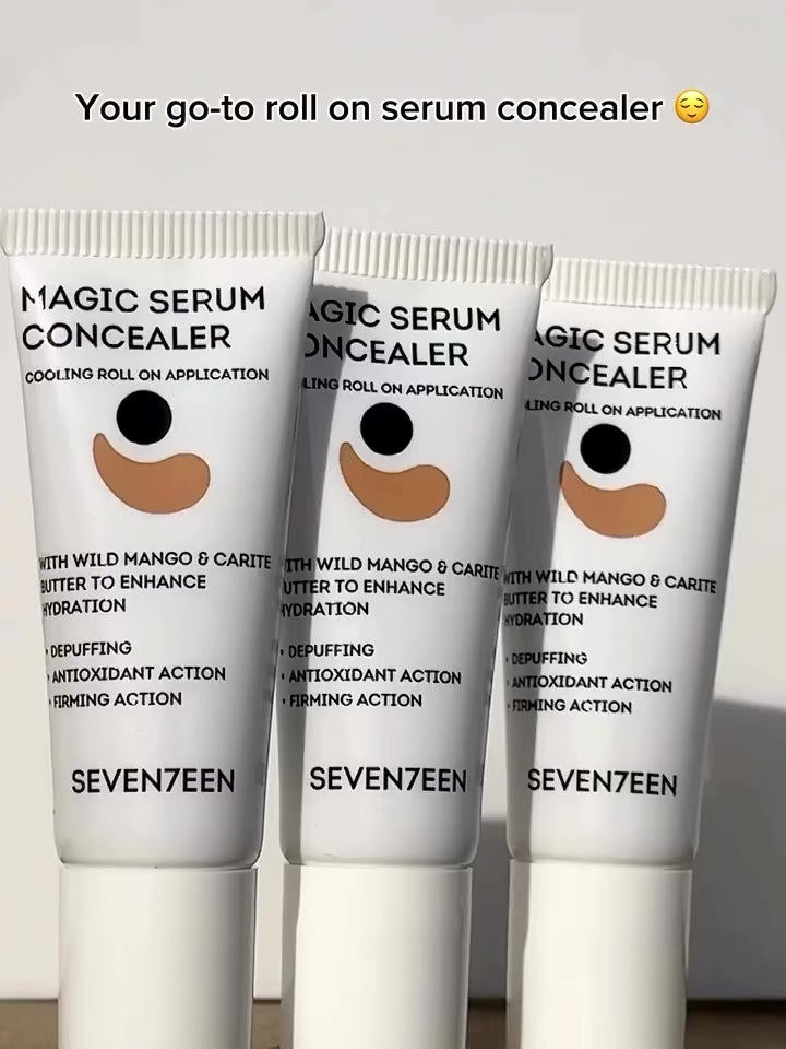 Зареждане на видео Серум-коректор против подпухване Magic Serum Concealer
