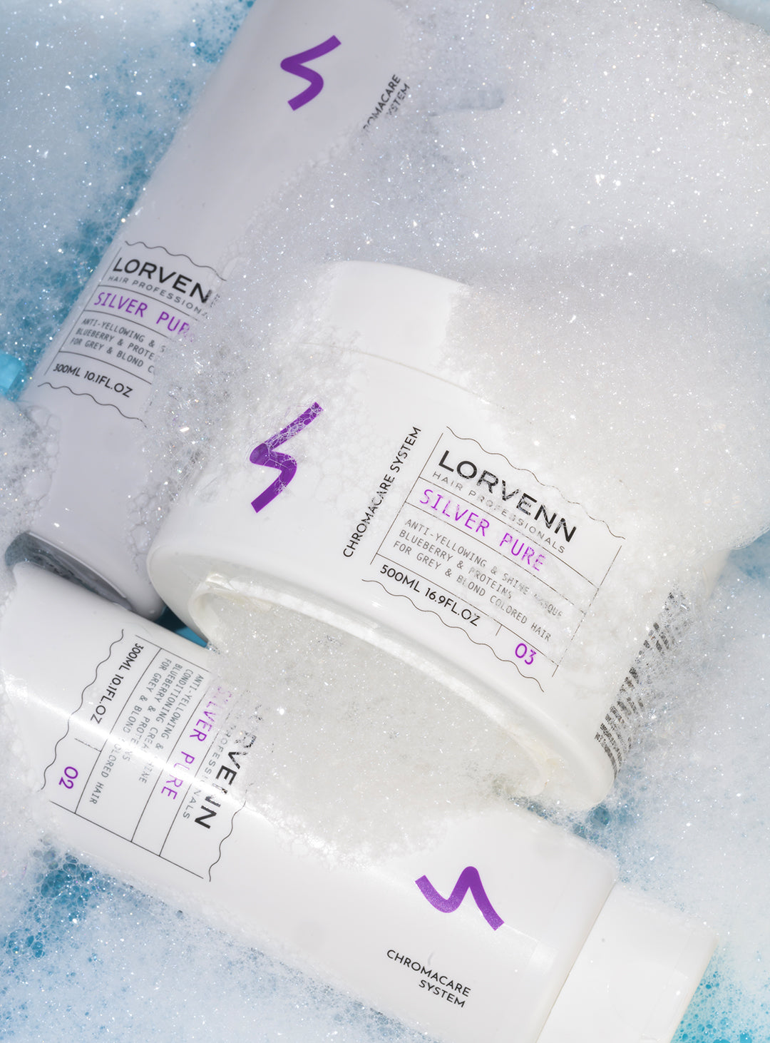 Матираща маска за коса против жълти оттенъци Silver Pure